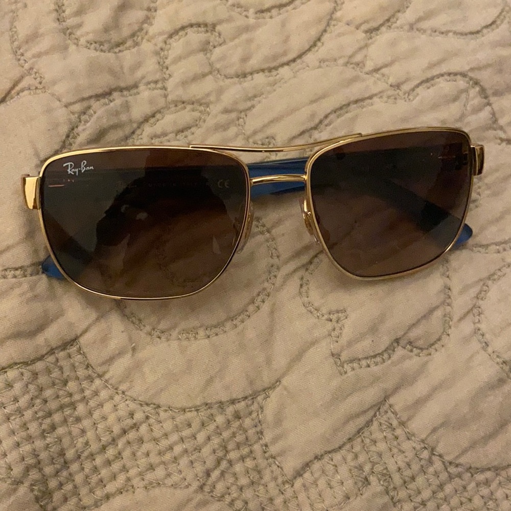 Ray bans gold